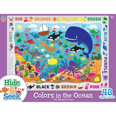 MasterPieces 48 Piece Kids Jigsaw Puzzle - Colors In The Ocean - 14"x19" 1 MasterPieces 48 Piece Kids Jigsaw Puzzle - Colors In The Ocean - 14"x19"