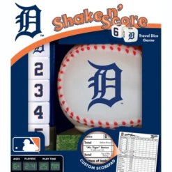 MasterPieces Officially Licsenced MLB Detroit Tigers Shake N' Score Dice Game For Age 6 And Up