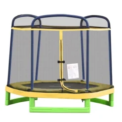 Outsunny 7 Foot Kids Trampoline, Durable Bouncer Spring Gym Toy With Safety Net Enclosure, Padded Cover, Fun Exercise Activity For Children 17 Outsunny 7 Foot Kids Trampoline, Durable Bouncer Spring Gym Toy With Safety Net Enclosure, Padded Cover, Fun Exercise Activity For Children -LITTLE TIKES Shop GUEST f56e96e7 b109 43c8 a3cd 0747c4e45701