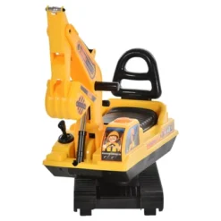 HOMCOM NO POWER Ride On Excavator Toy Tractors Digger Movable Scooter Walker Pretend Play Toddler Construction Truck Basket Storage Yellow -LITTLE TIKES Shop GUEST f58d733a b49c 428c b982 9a6c390a16c5