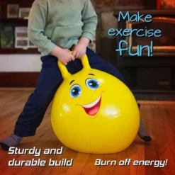 New Bounce Hopper Ball For Kids - Bouncing Ball With Handles - Inflatable Hippity Hop Ball - Yellow Bouncy Ball With Pump -LITTLE TIKES Shop GUEST f5cec663 4939 447f 84a0 45ae25b9f12a