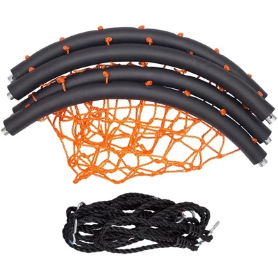 Swinging Monkey Giant 40 Inch Diameter 400 Pound Weight Capacity Spider Web Fabric Outdoor Tree Saucer Swing, Orange 2 Swinging Monkey Giant 40 Inch Diameter 400 Pound Weight Capacity Spider Web Fabric Outdoor Tree Saucer Swing, Orange - Image 2
