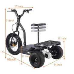 MotoTec Electric Trike 48v 1200w