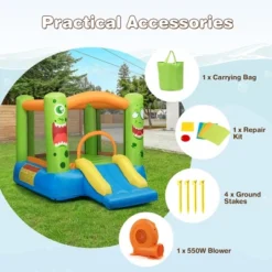 Costway Inflatable Bounce House Jumper Castle Kids Playhouse With 550W Blower 15 Costway Inflatable Bounce House Jumper Castle Kids Playhouse With 550W Blower -LITTLE TIKES Shop GUEST f68739c6 9802 46cd b3d0 50cdd14e07ce