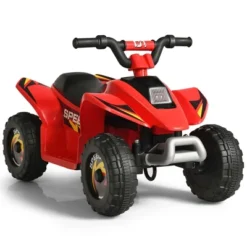 Costway 6V Kids Electric Quad ATV 4 Wheels Ride On Toy Toddlers Forward&Reverse WhiteBlackBlueRed -LITTLE TIKES Shop GUEST f6d61729 282a 42cf 9aaa 7188021c1bda
