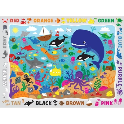 MasterPieces 48 Piece Kids Jigsaw Puzzle - Colors In The Ocean - 14"x19" 2 MasterPieces 48 Piece Kids Jigsaw Puzzle - Colors In The Ocean - 14"x19" - Image 2