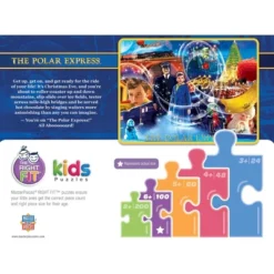 MasterPieces 100 Piece Christmas Puzzle - The Polar Express Golden Ticket -LITTLE TIKES Shop GUEST f79ffede 8255 4923 b3d6 eedb2bf50dde
