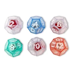Koplow Games 12-Sided Double Dice Set, 6 Per Pack, 3 Packs