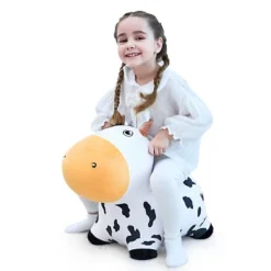 IPlay, ILearn Bouncy Pals Hopping Animal - Bouncy Dairy Cow