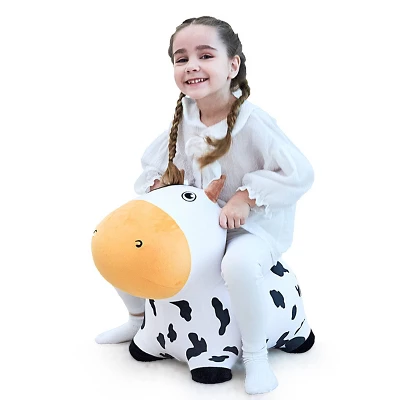 IPlay, ILearn Bouncy Pals Hopping Animal - Bouncy Dairy Cow 1 IPlay, ILearn Bouncy Pals Hopping Animal - Bouncy Dairy Cow