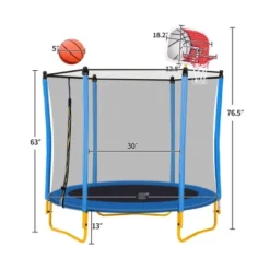 5.5 FT Kids Outdoor And Indoor Trampoline With Playpen, Basketball Hoop And Ball - ModernLuxe 13 5.5 FT Kids Outdoor And Indoor Trampoline With Playpen, Basketball Hoop And Ball - ModernLuxe -LITTLE TIKES Shop GUEST f9fcf8ab b862 4ea9 9479 597aca37b48e