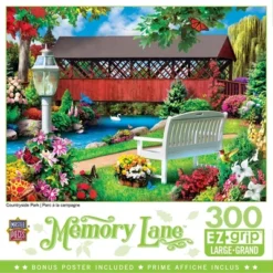 LITTLE TIKES Shop 37 MasterPieces 300 Piece EZ Grip Jigsaw Puzzle - Country Park - 18"x24"