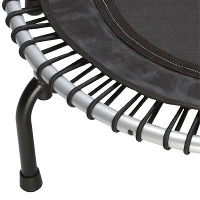 JumpSport 350i Lightweight Folding Fitness Trampoline With 39 Inch Handle Bar, 32.5 Inch Jumping Surface, And 6 Adjustable Height Settings, Black 2 JumpSport 350i Lightweight Folding Fitness Trampoline With 39 Inch Handle Bar, 32.5 Inch Jumping Surface, And 6 Adjustable Height Settings, Black - Image 2