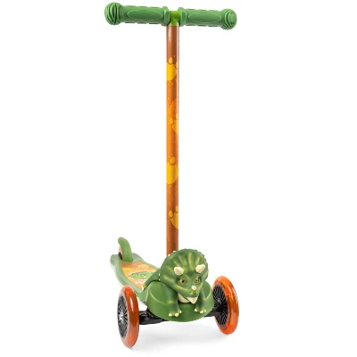 Voyager Triceratops 3D Tilt And Turn Kids Scooter With Light Up Deck And Wheels 5 Voyager Triceratops 3D Tilt And Turn Kids Scooter With Light Up Deck And Wheels - Image 5