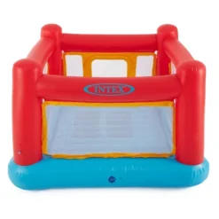 Intex Inflatable Jump-O-Lene Indoor Or Outdoor Kids Playhouse Trampoline Bounce Castle House With 120V Electric Quick Fill Air Pump -LITTLE TIKES Shop GUEST fc66def6 fc8f 4a3c a717 2f8e203652a9
