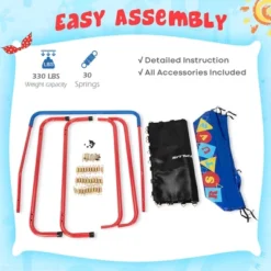 Costway 36" Kids Square Trampoline Indoor Outdoor Rebounder W/Foam Handrail Alphabet Pad -LITTLE TIKES Shop GUEST fc8d5ac3 86c6 44cb b3b8 f108f07655b0