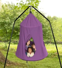 HearthSong HugglePod HangOut Nylon Hanging Tent And Family HangOut Steel Stand Set -LITTLE TIKES Shop GUEST fca83a04 97f4 4579 ab7e cfc6633cd89e
