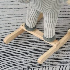 Qaba Kids Rocking Horse, Plush Ride On Horse, Toddler Rocker For 36-72 Months Boys And Girls With Realistic Sounds, Gray -LITTLE TIKES Shop GUEST fd719b07 3789 4348 8f1e 80543f80a419