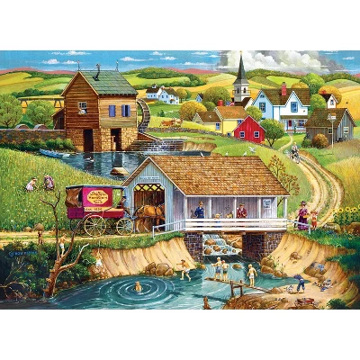 MasterPieces Inc Hometown Gallery Last Swim Of Summer 1000 Piece Jigsaw Puzzle 1 MasterPieces Inc Hometown Gallery Last Swim Of Summer 1000 Piece Jigsaw Puzzle
