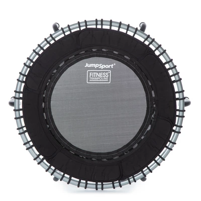 JumpSport 370 Home Gym 39 Inch Heavy Duty Fitness Trampoline With 4-In-1 DVD For Customized Strength And Cardio Exercises, Black 2 JumpSport 370 Home Gym 39 Inch Heavy Duty Fitness Trampoline With 4-In-1 DVD For Customized Strength And Cardio Exercises, Black - Image 2