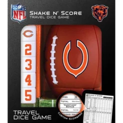 MasterPieces Officially Licsenced NFL Chicago Bears Shake N' Score Dice Game For Age 6 And Up
