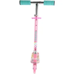 Barbie - 2 Wheel Foldable Scooter Light Up Wheels Lightweight And Sturdy For Kids