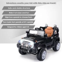 Costway 12V MP3 Kids Ride On Truck Car RC Remote Control W/ LED Lights Music -LITTLE TIKES Shop GUEST ff9b9431 5467 4392 9a73 8d32fe9c331b