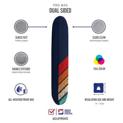 Retro Synergy Pro Blue Cornhole Bags (Set Of 4) 2 Retro Synergy Pro Blue Cornhole Bags (Set Of 4) - Image 2